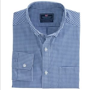 NWT Vineyard Vines Men's Gingham Murray Shirt XS